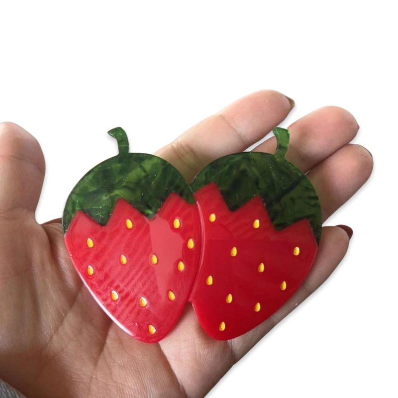 preorder strawberry french barrette accessories jenny lemons 871098