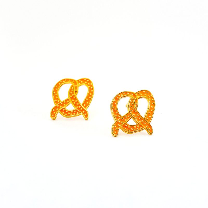 pretzel enamel earrings accessories jenny lemons 623401