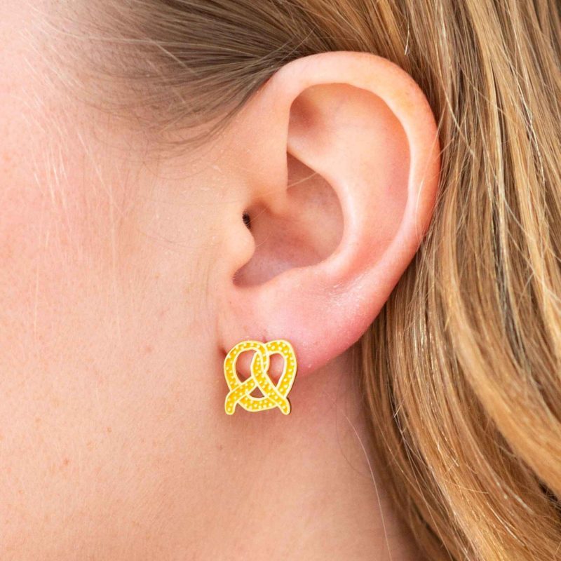 pretzel enamel earrings jewelry jenny lemons 435430