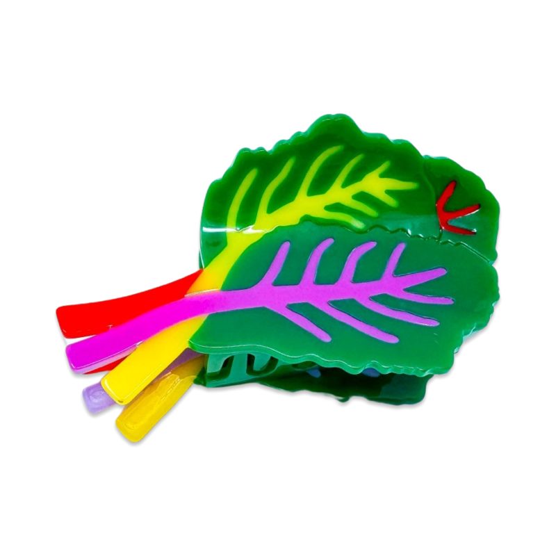 rainbow chard hair claw accessories jenny lemons 402479