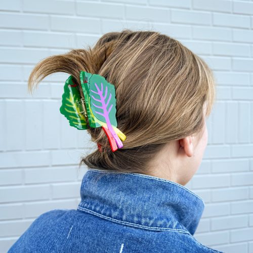 rainbow chard hair claw accessories jenny lemons 548201