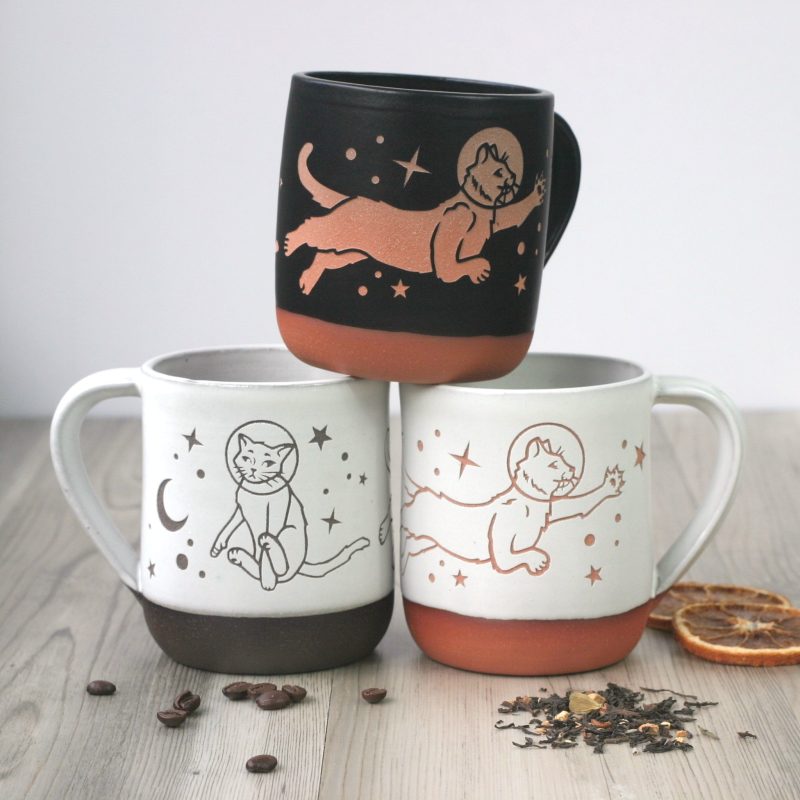 rf mug space cats set