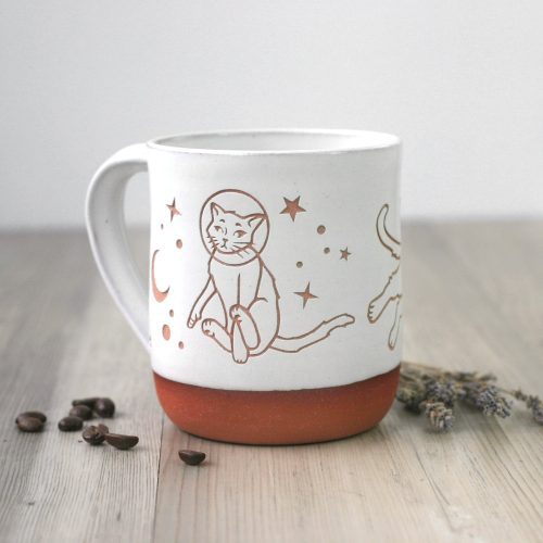 rf mug space cats wt