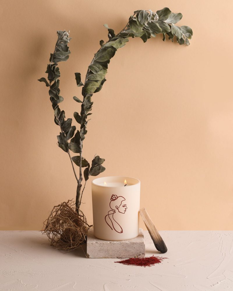 saffron bloom allison kunath artist edition candle brooklyn candle studio 819113