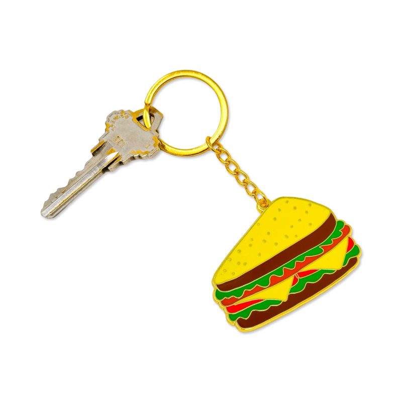 sandwich keychain accessories jenny lemons 801129