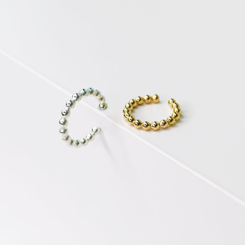 shimmer dot ear cuff duo 2