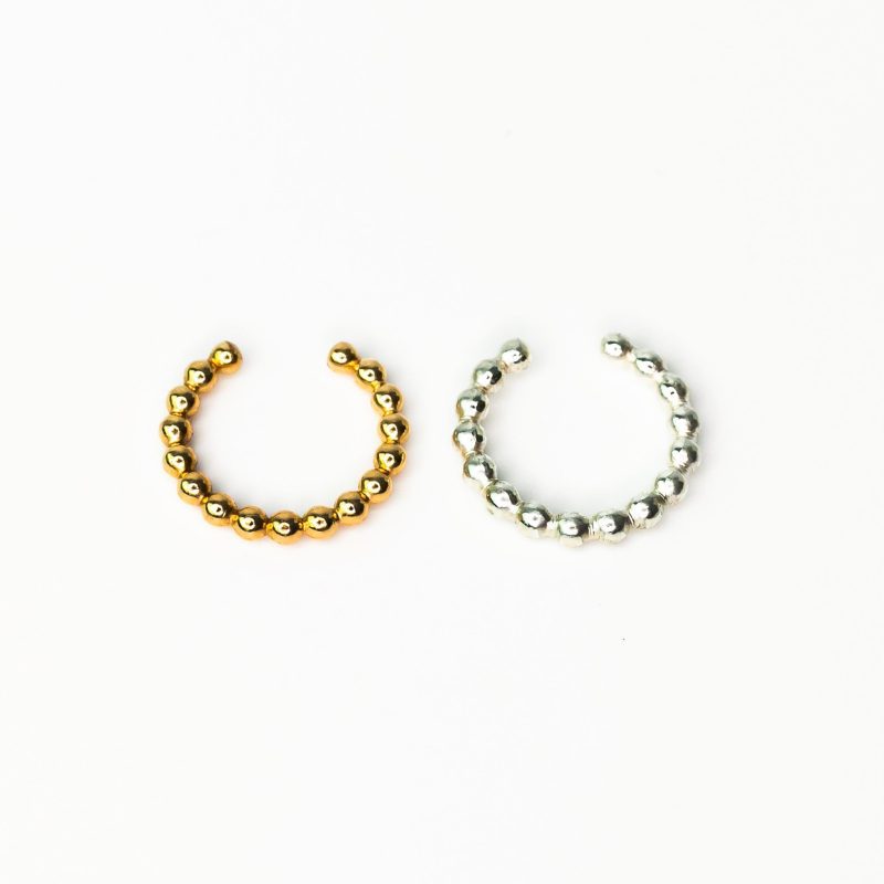 shimmer dot ear cuff duo 4