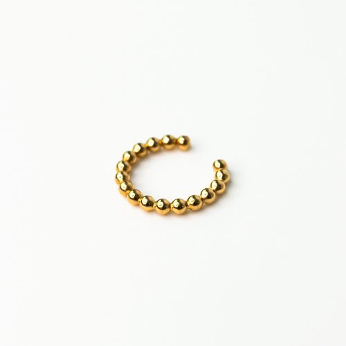 shimmer dot ear cuff gold 4