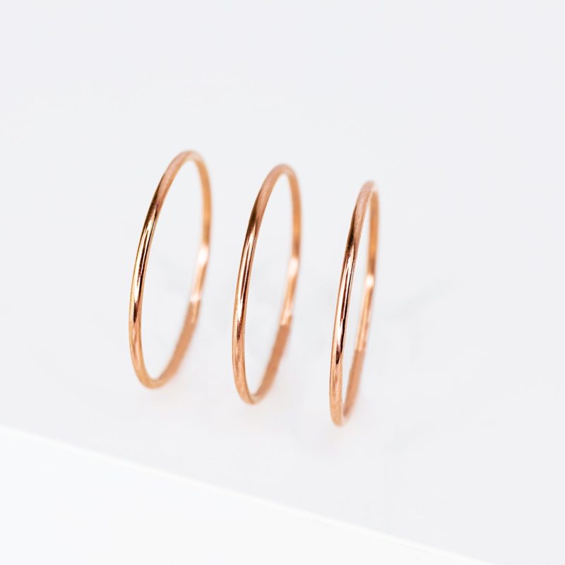 smooth stacker rose gold 1.5