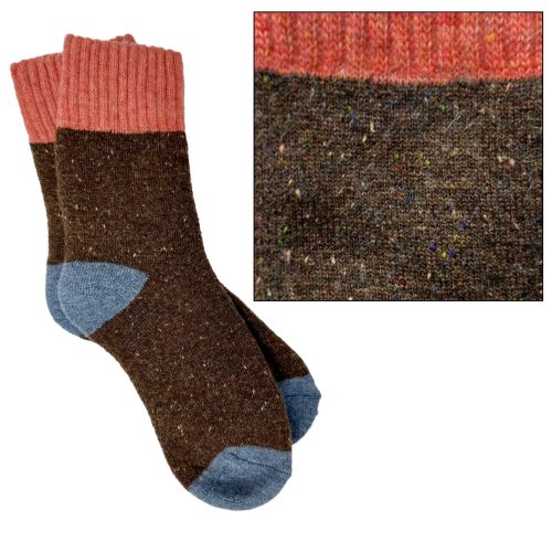 sock Camilla OrangeBrown