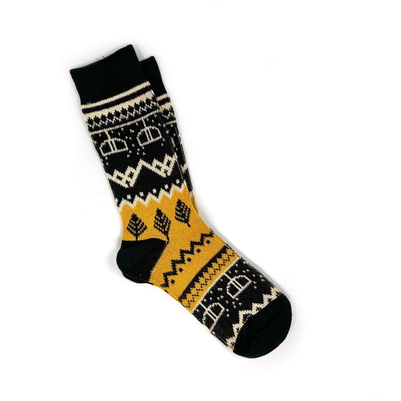 sock SkiSlope Black