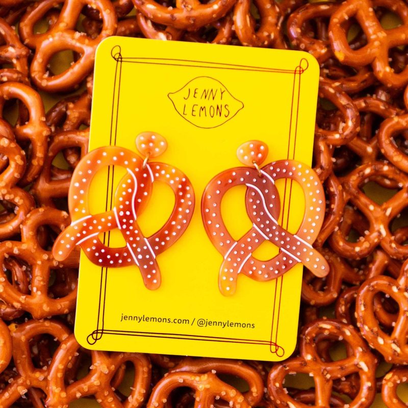 twisted pretzel earrings jewelry jenny lemons 408249