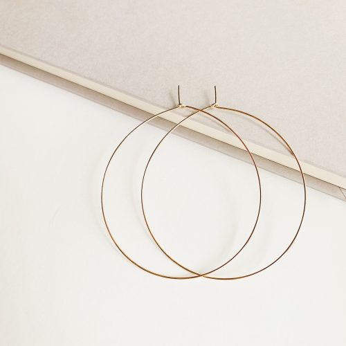 weightless essential large hoops 14k gold fill fl2