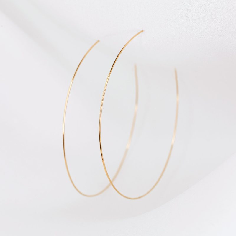 weightless l hoops 14k gold 2