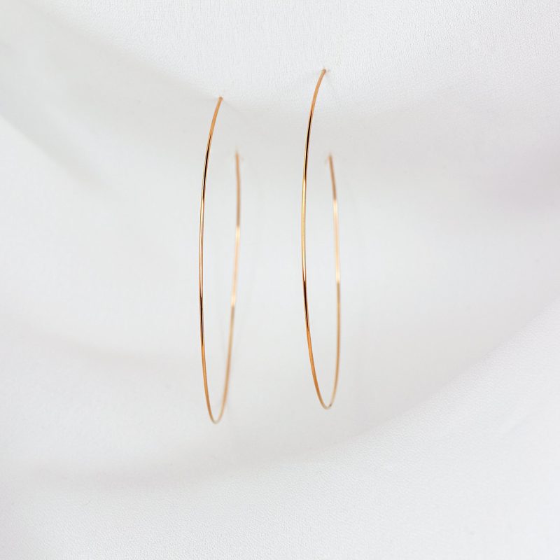 weightless l hoops 14k gold 3