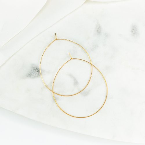 weightless l hoops 14k gold 6