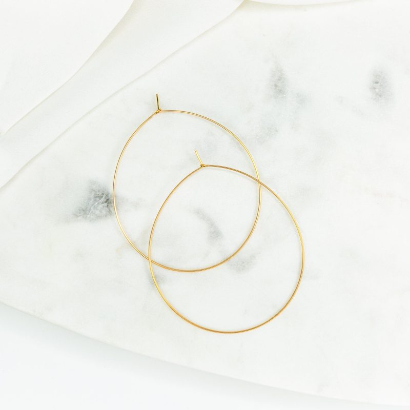 weightless l hoops 14k gold 6