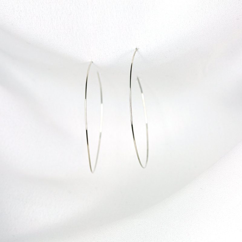 weightless m hoops silver 2