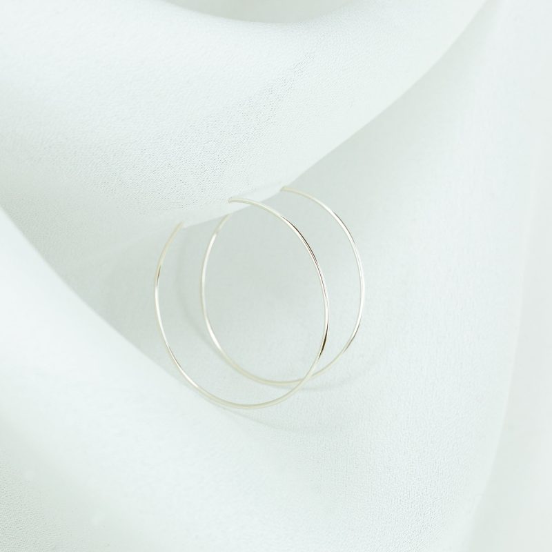 weightless s hoops silver 1