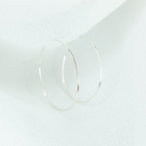 weightless s hoops silver 2