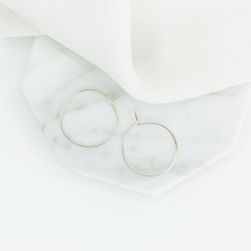 weightless xs hoops silver 4