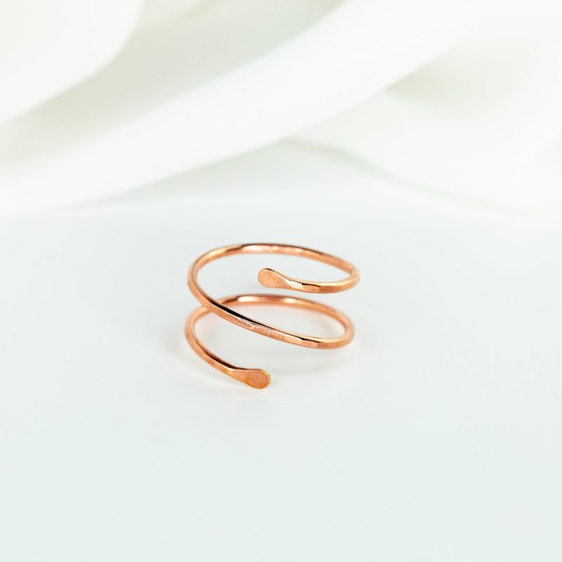 wrap ring 14k rose gold fill 06