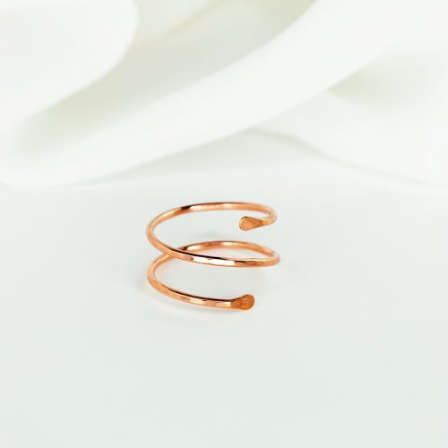 wrap ring 14k rose gold fill 07