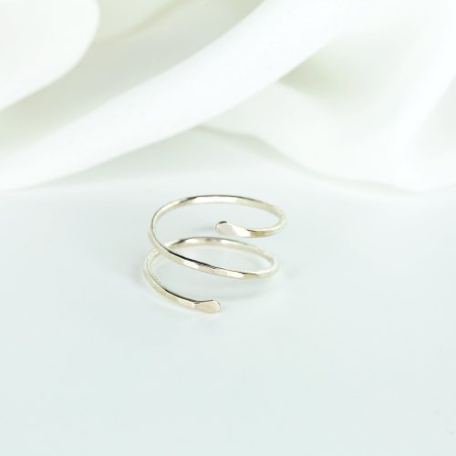 wrap ring stering silver 05