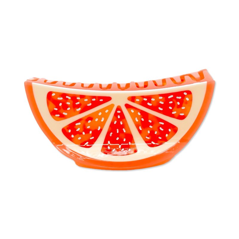 xl grapefruit slice hair claw accessories jenny lemons 310488