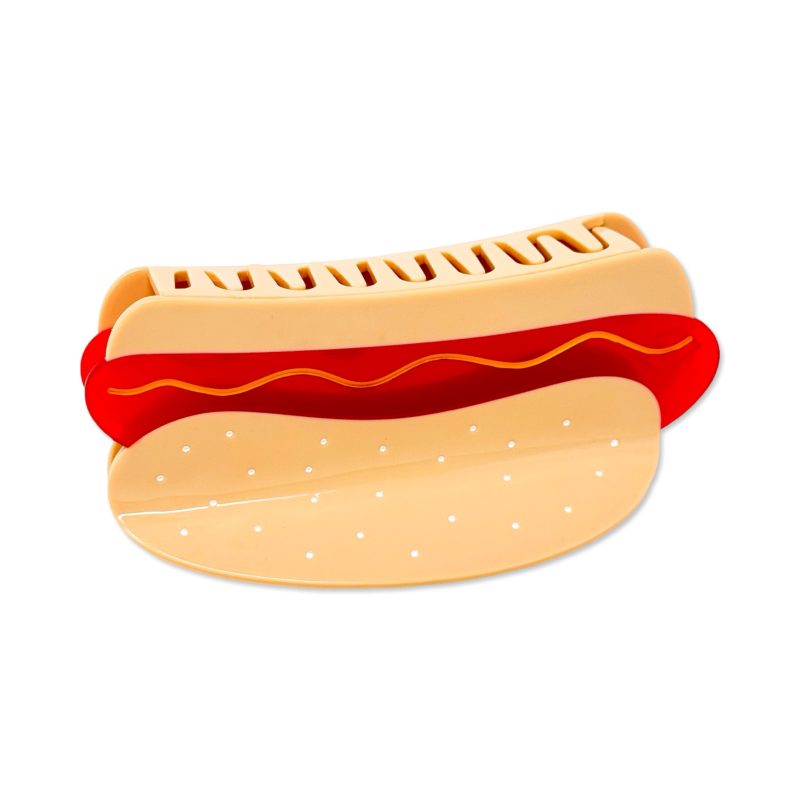 xl hot dog hair claw accessories jenny lemons 495880