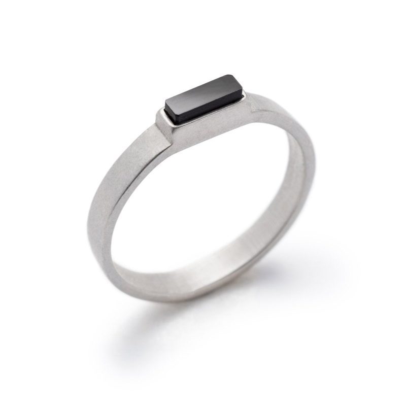 yana ring black jasper rectangle silver side by betsy iya 000bd6c4 f32d 4d84 8c5b 84d9b7880b4d